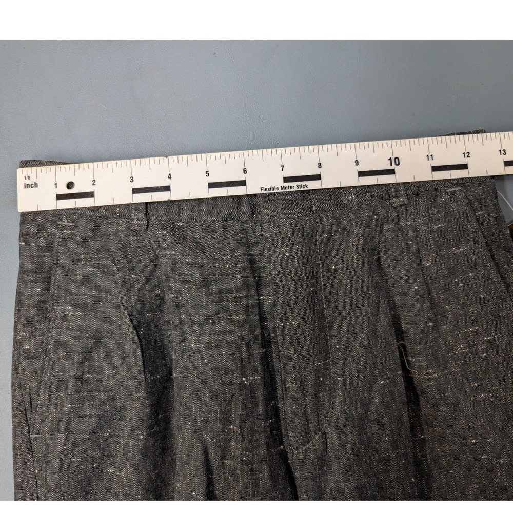Vintage NWT Cotler Pleated Dress Pants Boys 14 Regular Gray Travis II - Picture 9 of 13